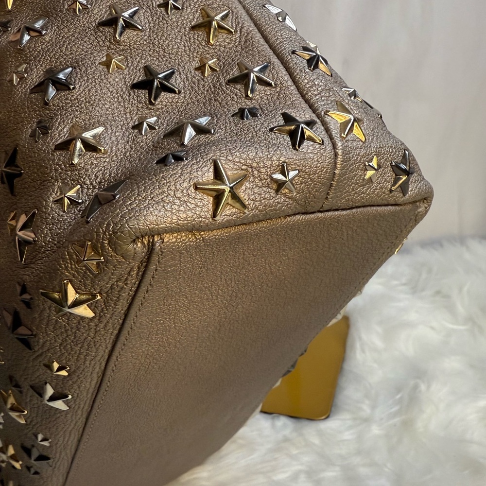 Jimmy Choo Tri color with gunmetal tote with matching wallet - Picture 4 of 10